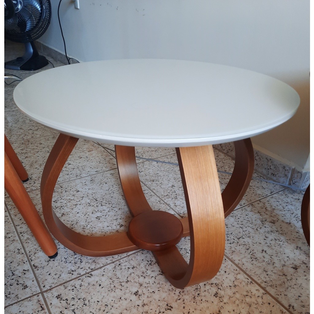 Mesa de centro, modelo gota/mesinha de centro cebola diametro 50cm