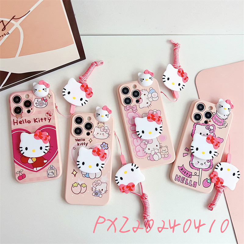 Para Samsung A55 A35 A35 A25 A15 A05 A05S A73 A72 A54 A53 A34 A13 A12 A22 A32 A03 A24 A14 M53 M54 M52 S24 S2 Hello Kitty