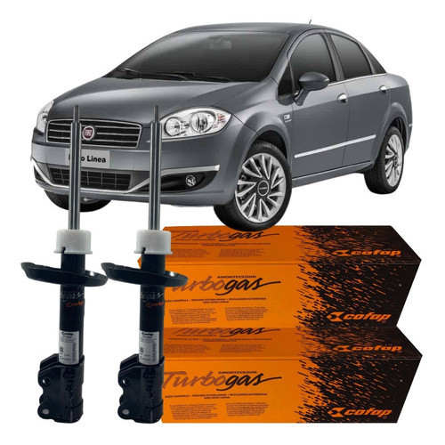 Kit Amortecedor Cofap Dianteiro Fiat Linea 1.9 16v 2010