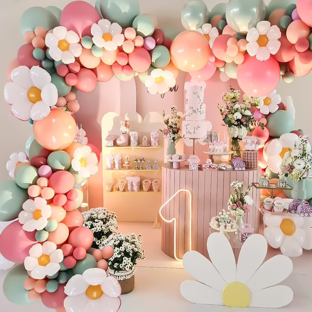 KIT 149 PCS Conjunto de Balões de Luxo Balões Para Festas e Aniversários M1038-FLOR-A