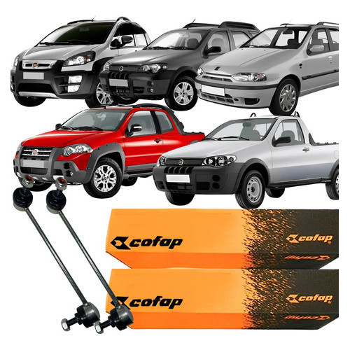 Par Bieleta Dianteira Suspensão Fiat Strada Adventure 1.8 16v 2010 2016 em Oferta na Shopee