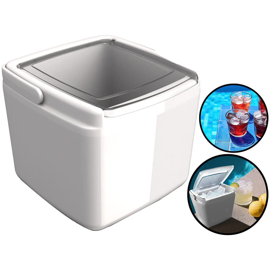 Porta Gelo Balde Térmico Alaska Com Tampa E Alça 1 Litro Pequeno Individual Para Praia Viagem em Oferta na Shopee