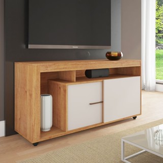 Rack para Sala de Estar para TV até 55 Polegadas 2 Portas Lavanda em Oferta na Shopee