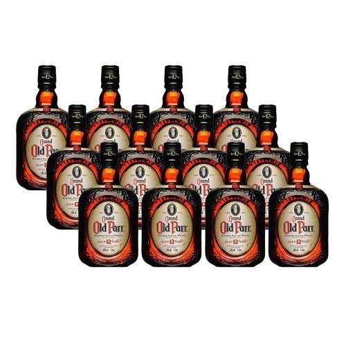 Whisky Escocês 12 anos 1litro Caixa com 12 Unidades Old Parr - Food & Beverages
