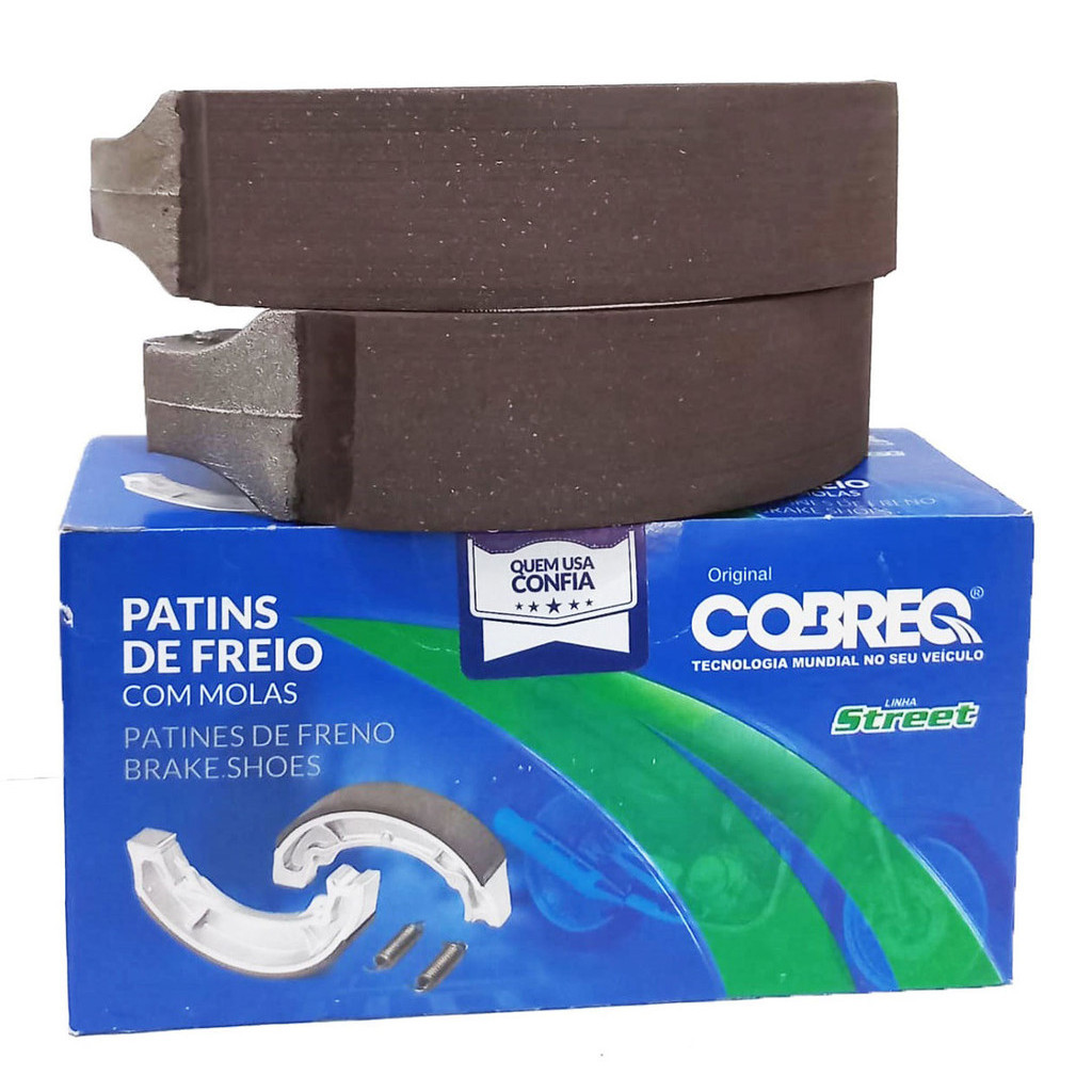 Detalhes do Pastilha + Lona de Freio Factor 150 / Fazer 150 / Neo 125 Cobreq