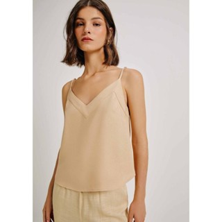 Regata Feminina Decote V Com Linho Hering em Oferta na Shopee