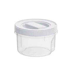 Pote Organizador Acoplado com Tampa Rosca 500 ml para Mantimentos e Alimentos Cozinha Organizada