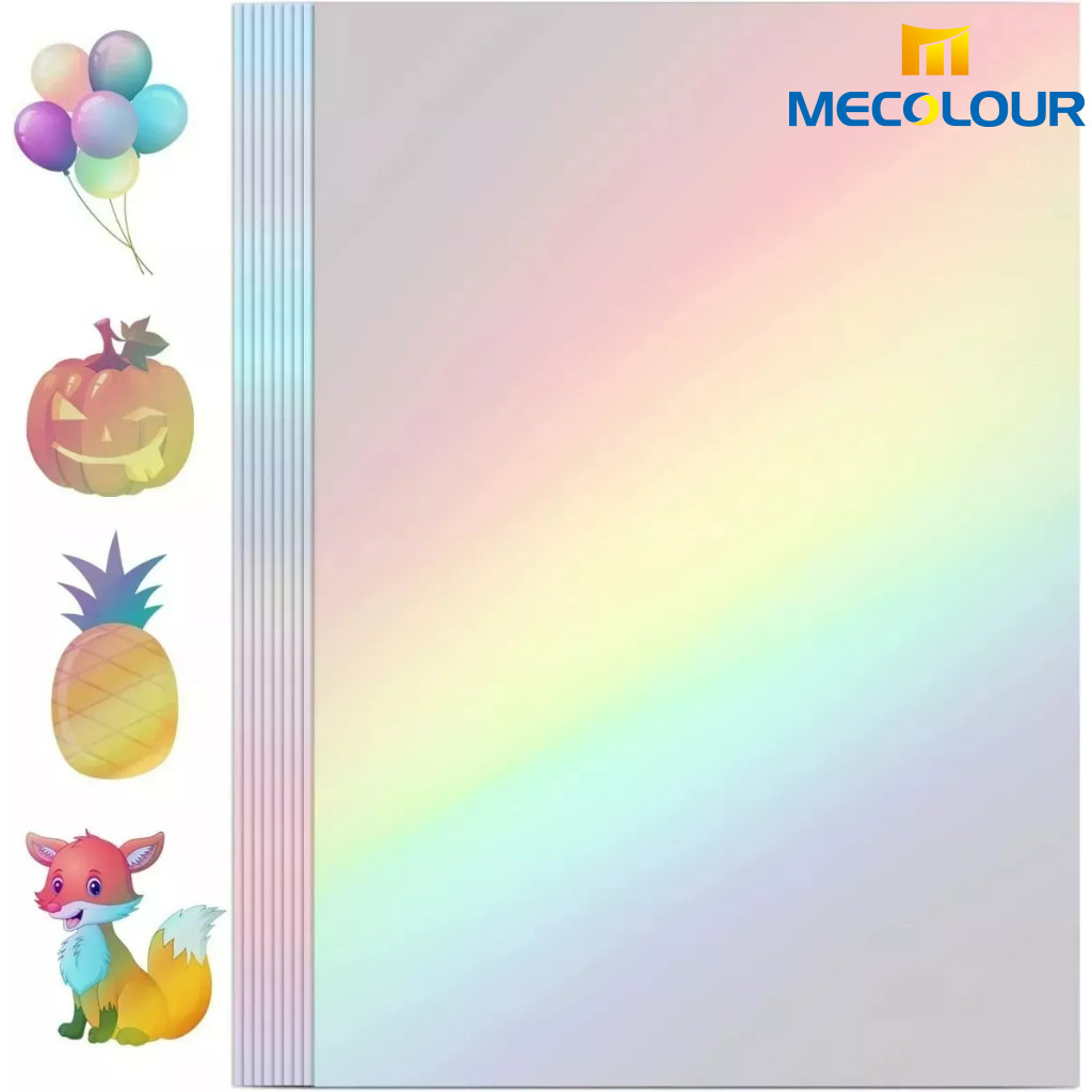 100% Transparente Vinil Adesivo Impressora Jato de Tinta A4 20 Folhas Mecolour em Oferta na Shopee