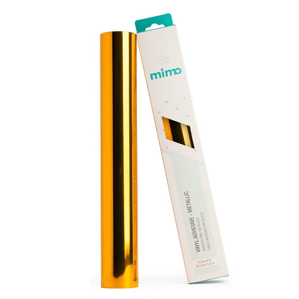 Adesivo Vinil Metálico - Ouro - Mimo - 30,5 cm x 1,22 m - 1 Unid em Oferta na Shopee