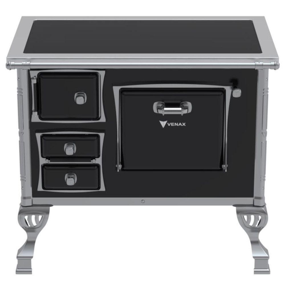 Fogão a Lenha Venax N1 Esquerdo 34978 Premium Chapa em Vitrocerâmico Sem Tampa - Home & Living