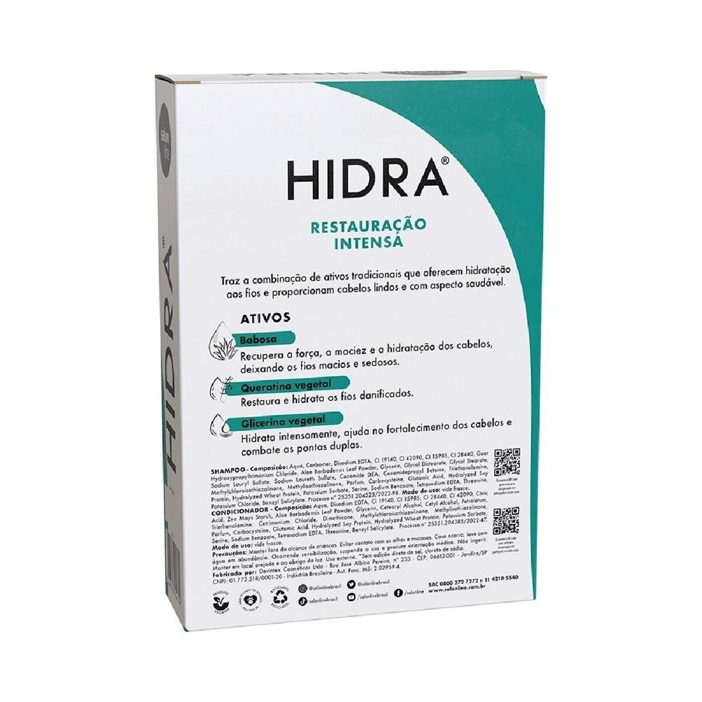 Kit Shampoo + Condicionador Salon Line Hidra Restauracao Intensa 300ml — imagem 2 de 2