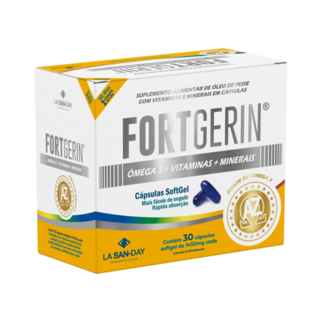 Suplemento Fort Gerin Omega Az 30 Cps - La San Day