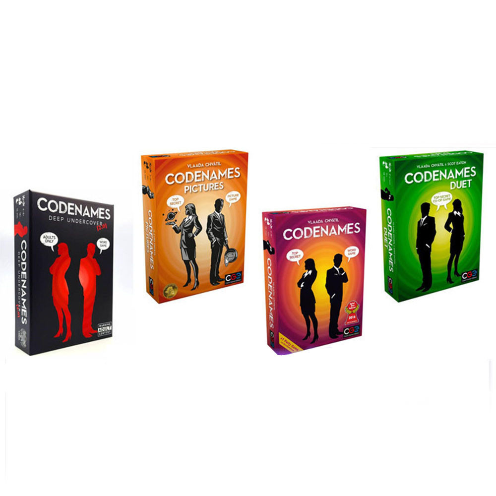 Nomes De Código Jogo De Cartas Top Secret Spy Strategy Word Board Game Versão Em Inglês em Oferta na Shopee