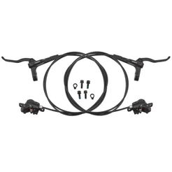 PAR FREIO DISCO HIDRÁULICO SHIMANO ALTUS MT200 - PRETO