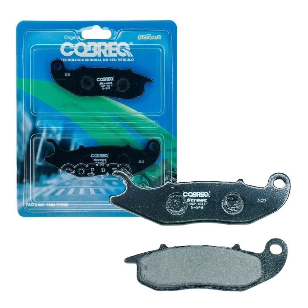 Pastilha de Freio Dianteira Cg 160 Titan Abs 2025 / Fz25 250 Abs 2018-2025 Cobreq em Oferta na Shopee