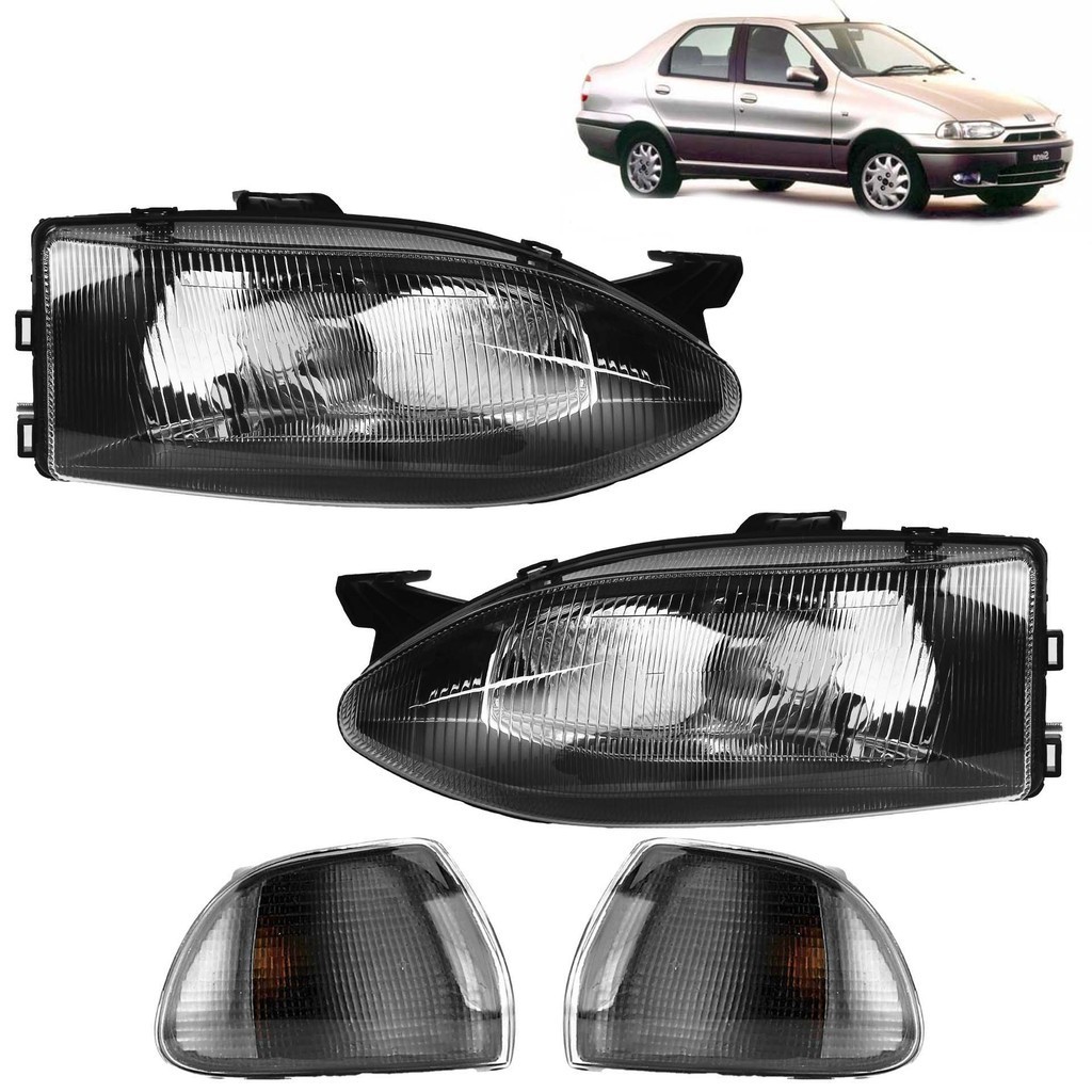 PAR Farol Lanterna Siena 1996 1997 1998 1999 2000 G1 Máscara Negra