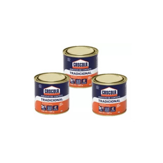 Kit com 3 - Cola Contato Cascola Tradicional sem Toluol 195g em Oferta na Shopee