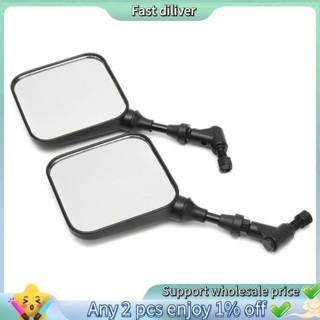 2Pcs Espelho Retrovisor Preto Para Motocicleta Suzuki Dr 200 250 Dr350 Drz 400 Dr650 em Oferta na Shopee