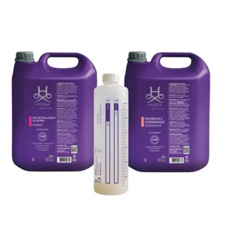 Neutralizador 5L + Condicionador 5L + Frasco diluidor Hydra em Oferta na Shopee