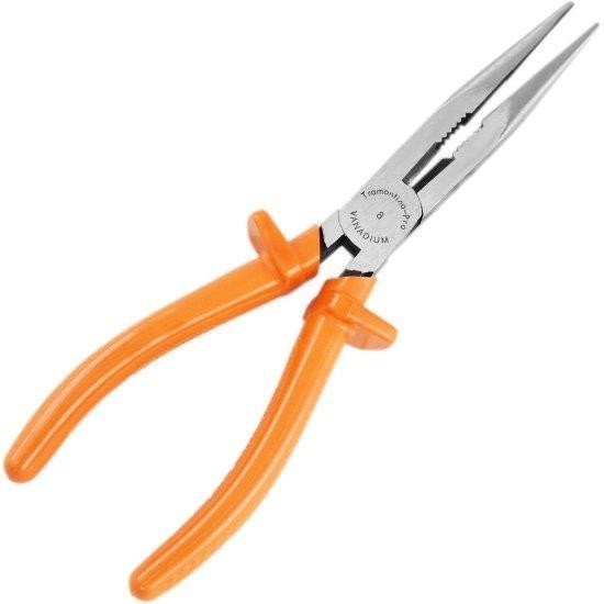 Alicate de Bico Meia Cana Longo 8 Pol. - Tramontina PRO em Oferta na Shopee