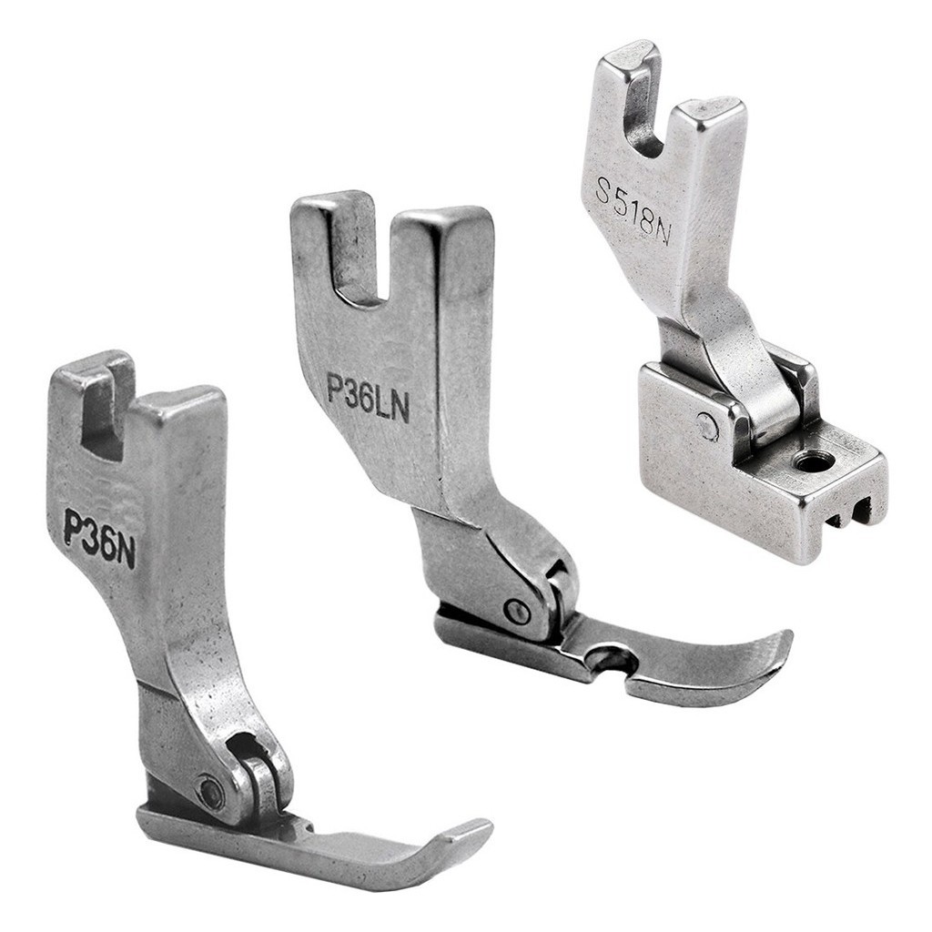 3 Calcador Aplicar Zíper Embutido Estreito Vivo Costura Ind. em Oferta na Shopee