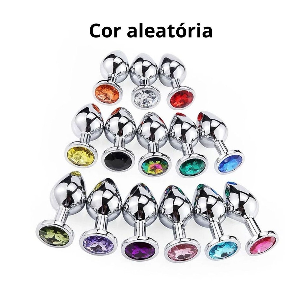 Plug Anal Tamanho M Cores Variadas