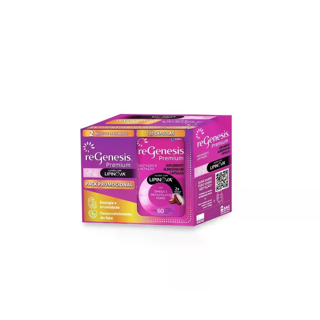 Regenesis Premium Pack Com 120 Cápsulas