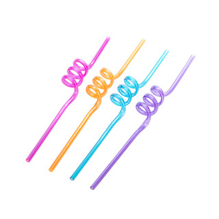 Canudo Espiral Rígido Cores Diversas SilverPlastic em Oferta na Shopee