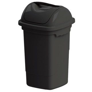 Lixeira Basculante Plasvale 30 Litros, em Polipropileno, com Tampa, Preta - 1243/8990 em Oferta na Shopee
