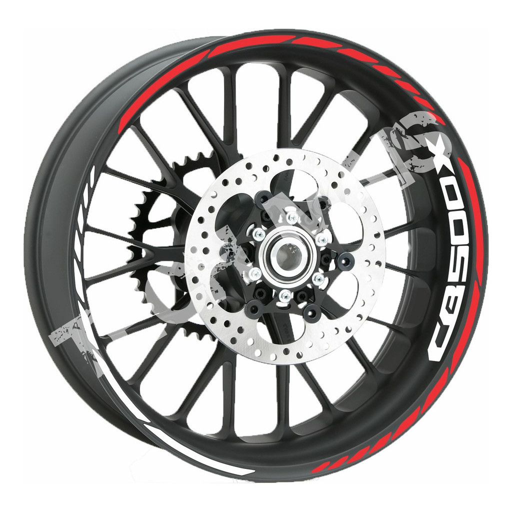 Adesivos Refletivo Roda Frisos Moto Honda Cb500x Cb 500x até 2019