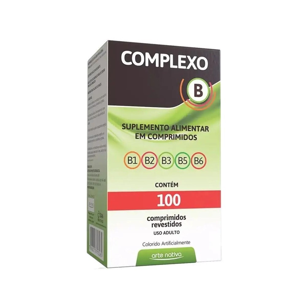 Suplemento Alimentar Complexo B 100 Comp Arte Nativa