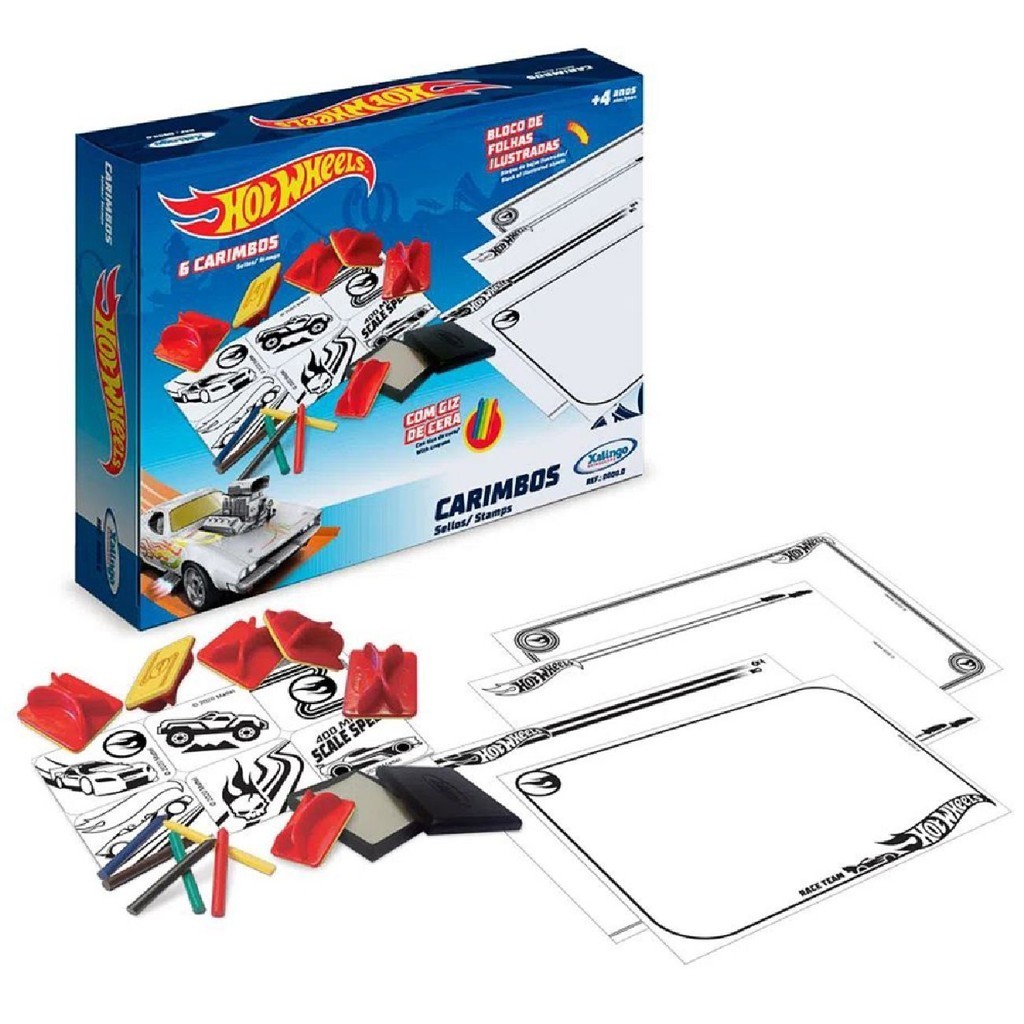 Carimbos Hot Wheels Xalingo