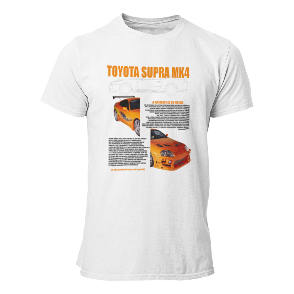 Camiseta Estampa Carro Toyota Supra Mk4 Motor Biturbo