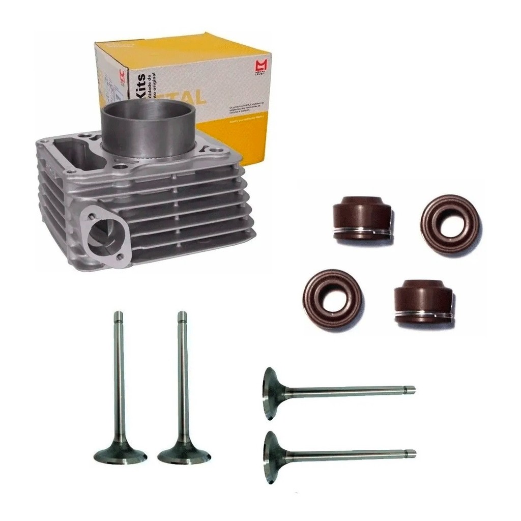Kit Cilindro Motor Válvulas Retentor Cbx 250 Twister Xr 250 ate 2008