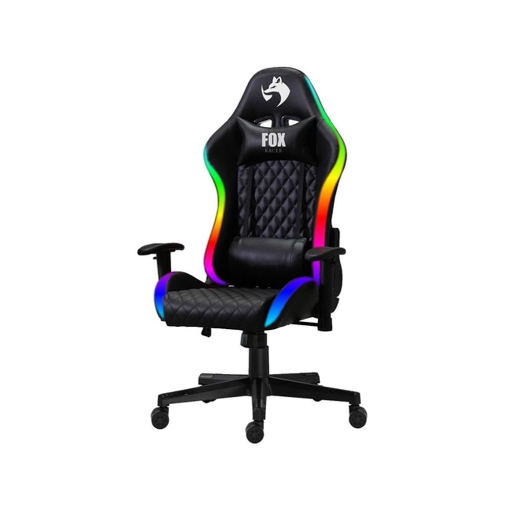 Cadeira Gamer Fox Racer RGB com Iluminação Led Preta UT-C1583L em Oferta na Shopee