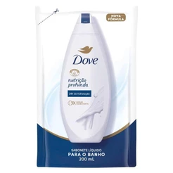 Sabonete Liquido Dove Nutrição Profunda Refil 200ml
