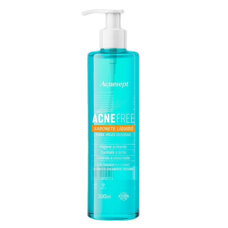 Sabonete Líquido Facial Acnesept AcneFree Pele Oleosa 300ml