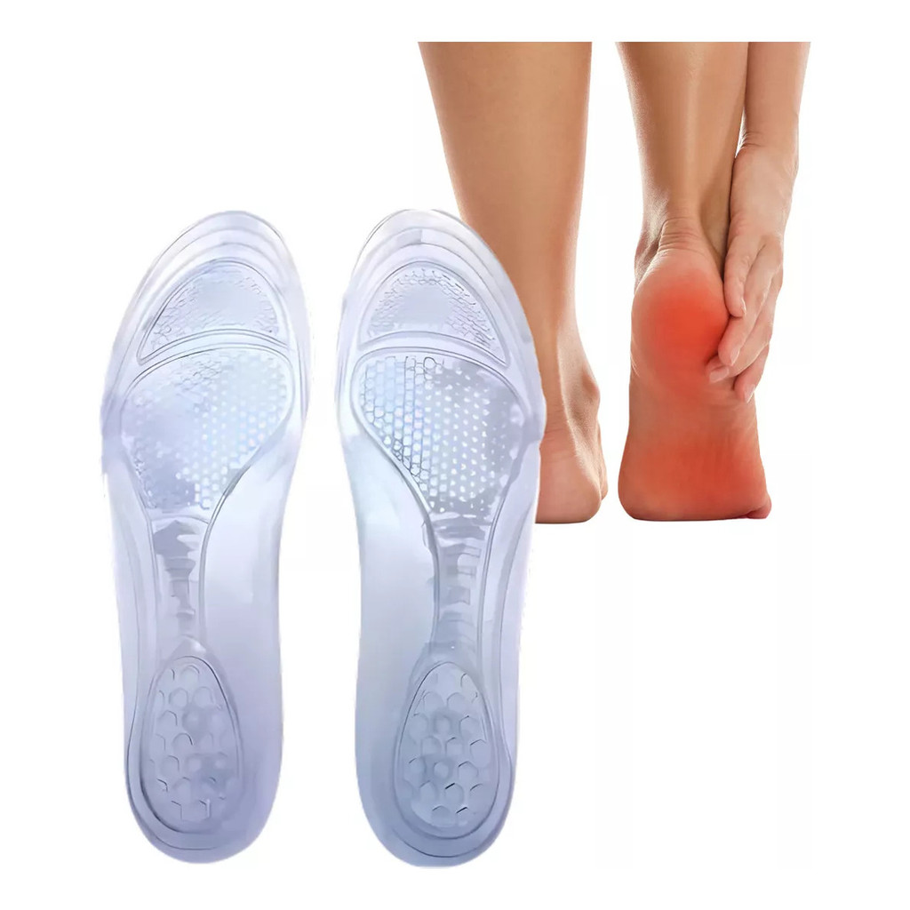 Palmilha De Silicone Ortopédica Anti Impacto