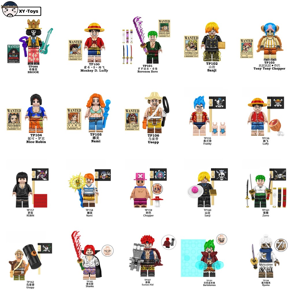 Boneca de ação montada brinquedo presente de aniversário decoração Luffy em Oferta na Shopee