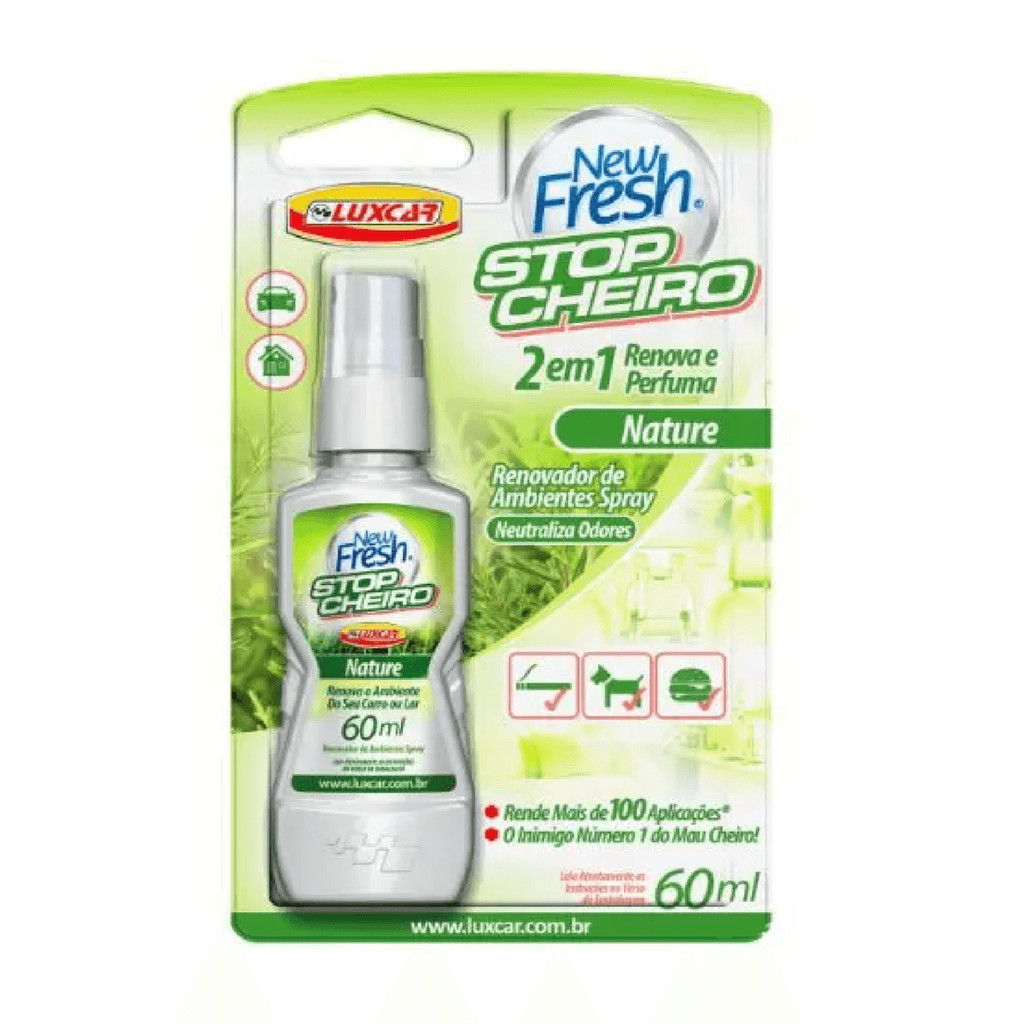 Stop Cheiro Anti Tabaco New Fresh Nature Spray 60 Ml em Oferta na Shopee