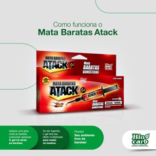 KIT COM 02 UNIDADES ATACK GEL 10G EFICIENTE SEGURO E DE FÁCIL APLICAÇÃO em Oferta na Shopee