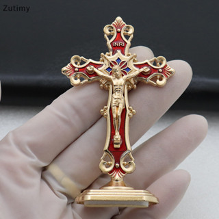 [Zutimy] Moda Carro Ornamento Metal Jesus Cross Crucifixo Auto Decoração De Interiores Christian Ornamentos Acessórios em Oferta na Shopee