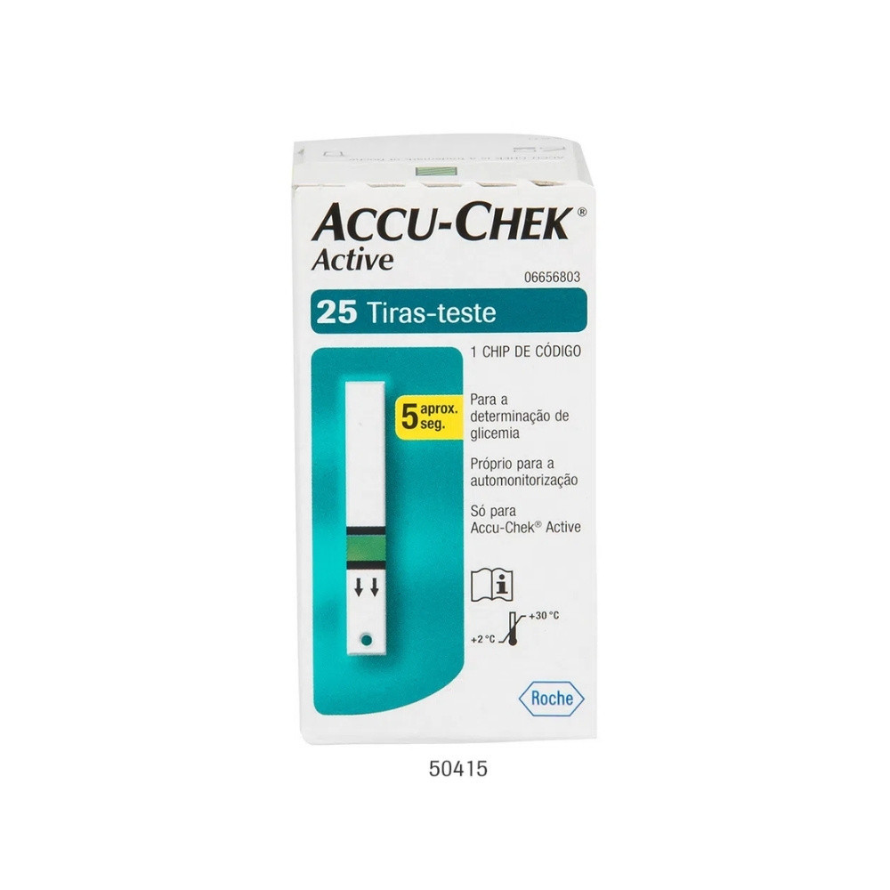 TIRAS DE GLICEMIA ACTIVE (CX C/25) - ROCHE