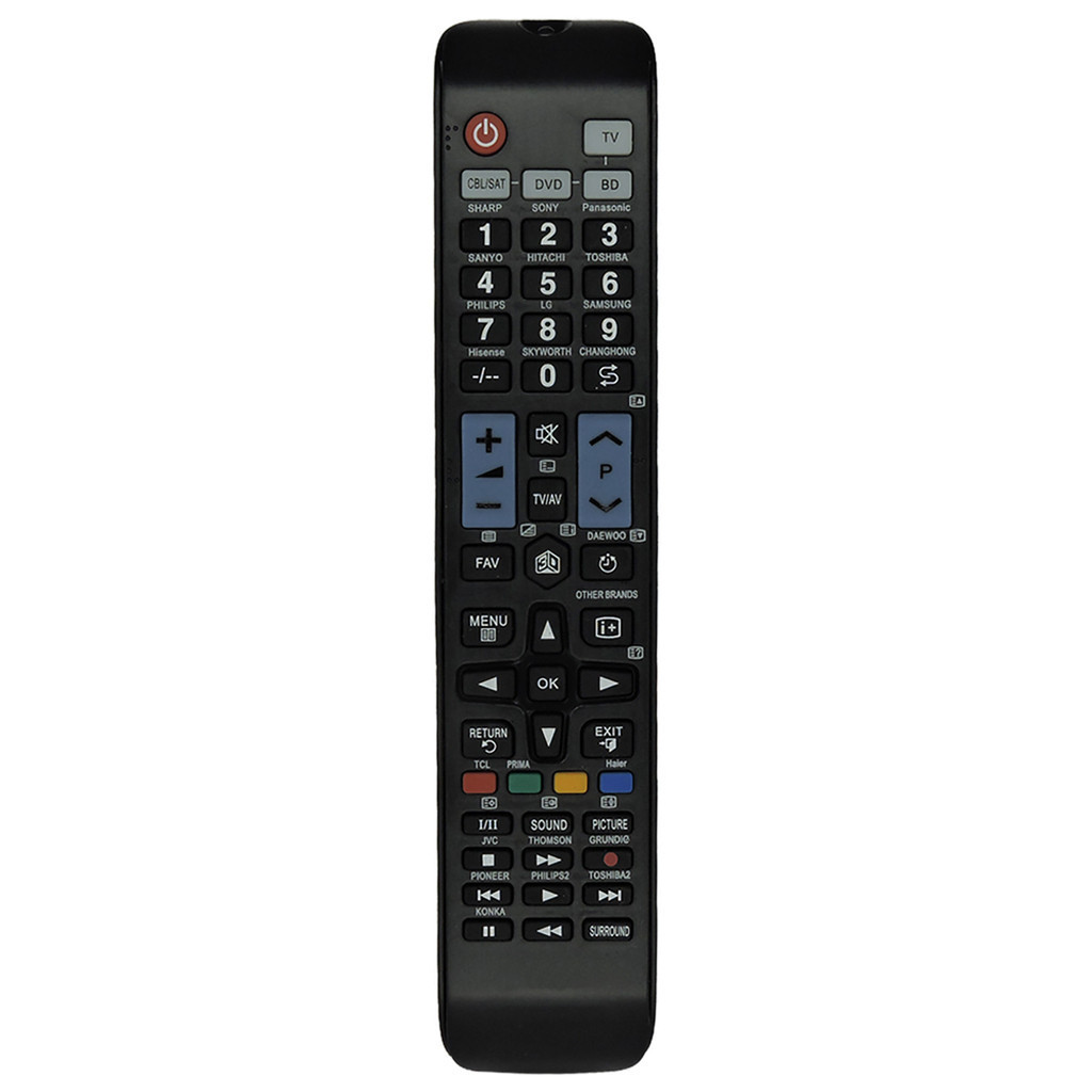 Controle Remoto Universal 4 em 1 para TV/ Blu-Ray / DVD / CBL / Sat / Changhong / Daewoo / Samsung