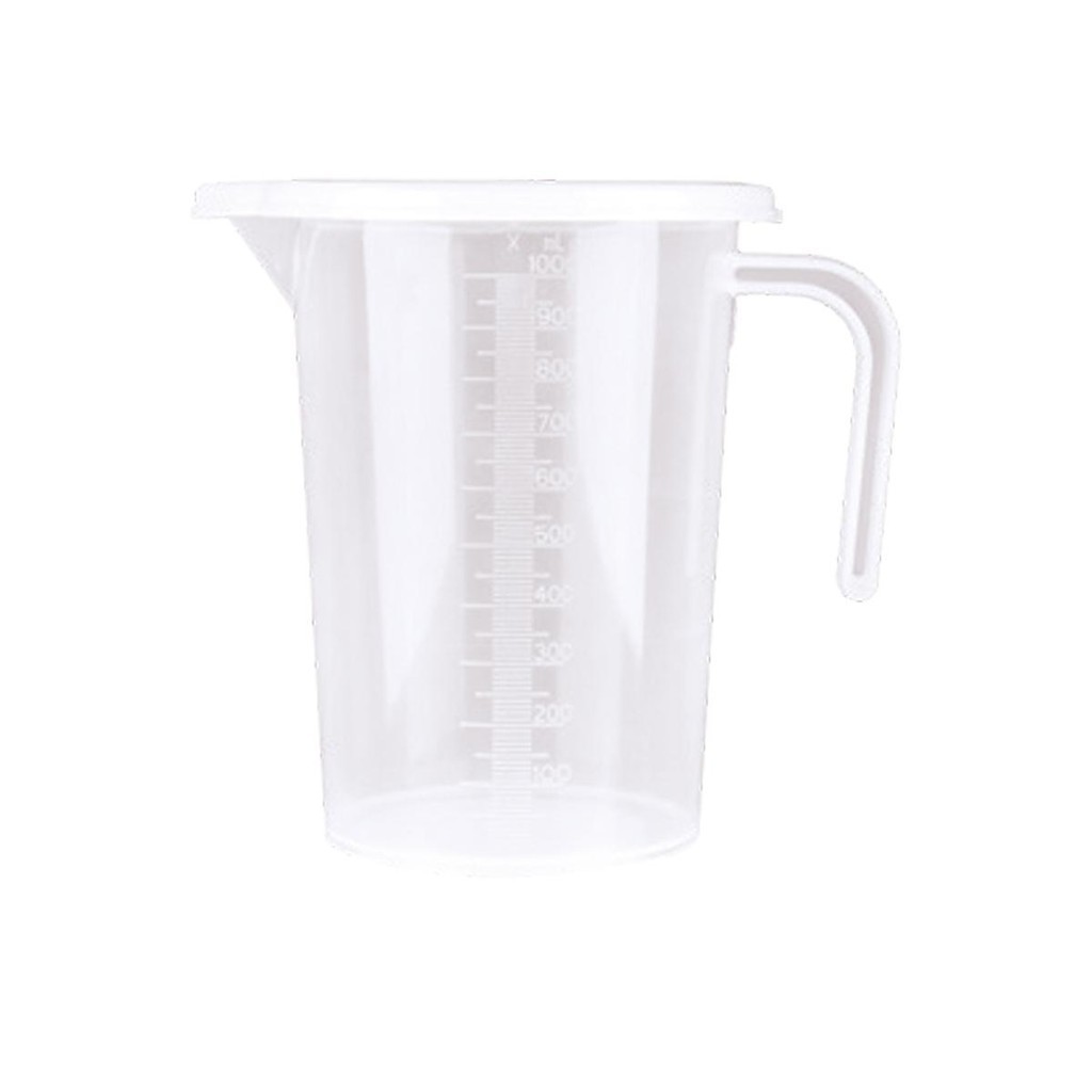 Copo Medidor de Plástico de 1 Litro com Tampa para Receitas Culinarias em Oferta na Shopee