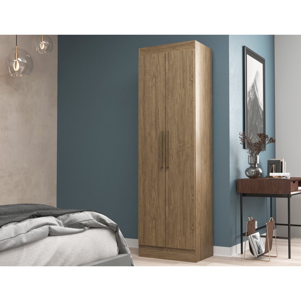 Guarda-roupa em Mdp 2 Portas Wood 54,4cm Wood - Home & Living