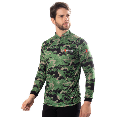 Novo Camisa Camiseta de pesca com proteção UV50Camisa Pesca Proteção PeixeTérmica FishingTecidoTérmico Pescaria Premiu