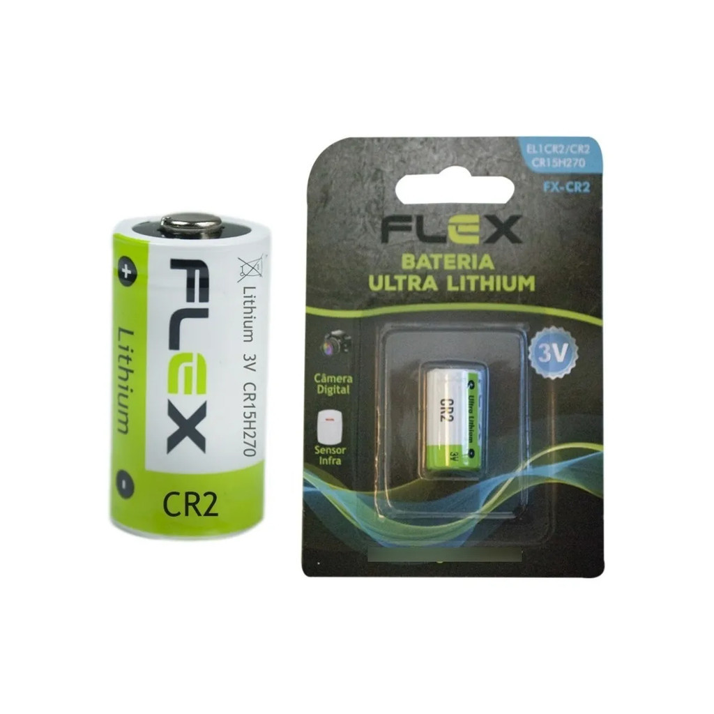 Bateria CR2 3Vpara sensor de infravermelho alarme controle relogio eletronicos - Flex Gold em Oferta na Shopee
