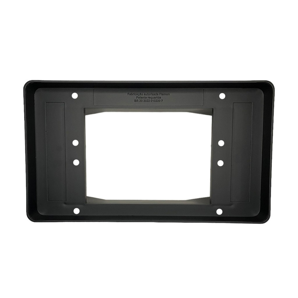Moldura Adaptadora 7  Para 8 /9  Padrão Pionner ZS9380TV/ZS8280TV Preto Fosco - Fiamon(5935)