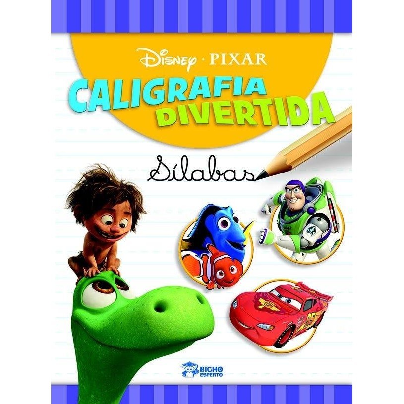 Caligrafia Divertida Disney - Pixar - Sílabas em Oferta na Shopee